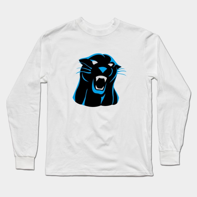 Panther Long Sleeve T-Shirt by CaptGarfield